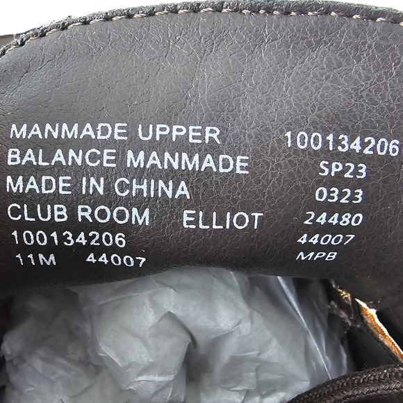 NWT Club Room Boat Shoes Mens Size 11 Brown Elliot Lace Up Two Tone Casual - Picture 13 of 14